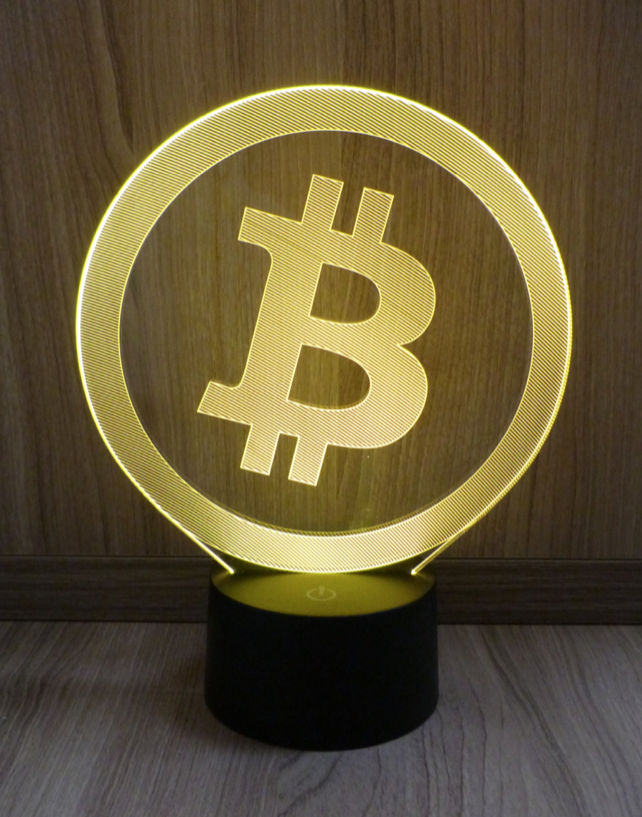 Krypto-Lampe Bitcoin